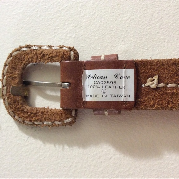 Vintage Pelican Cove buttery soft leather belt - Picture 14 of 14